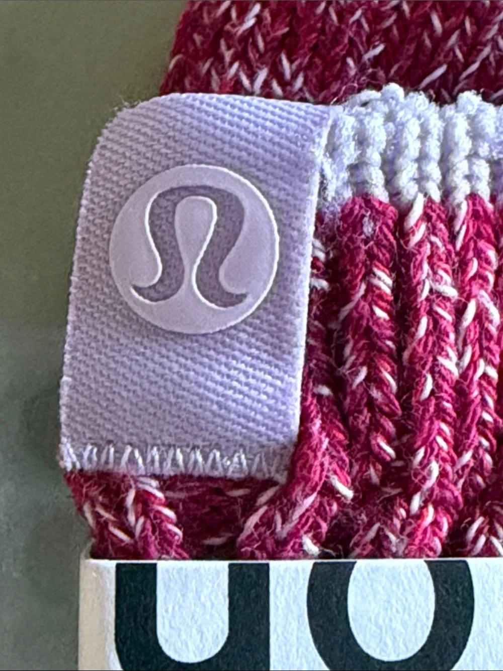 🆕 LULULEMON Quarter-Length Ragg Socks Berry Rumble Multi/Sheer Violet NWT Size M